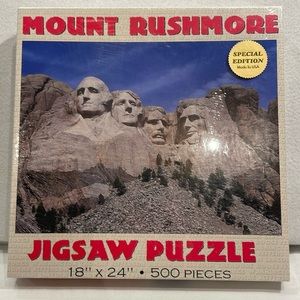 Vintage Mount Rushmore Spacial Edition Jigsaw Puzzle 500 Pieces NEW!